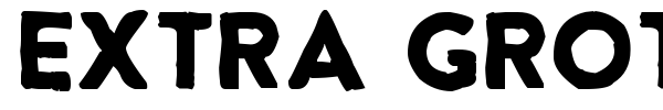 Extra Grotesque font preview
